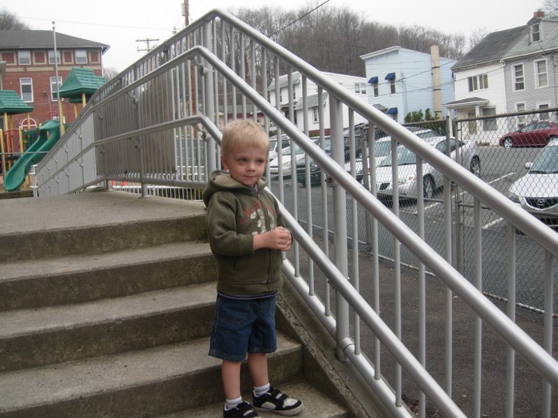 carson baucun 1st day preschool